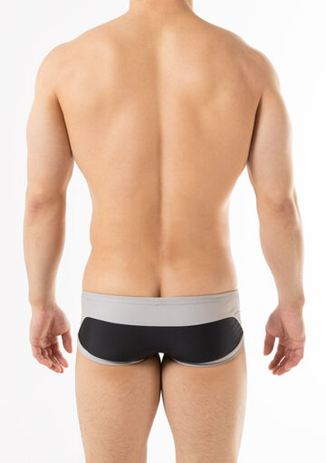 Frontal Cup Swim Boxer,black, small image number 3