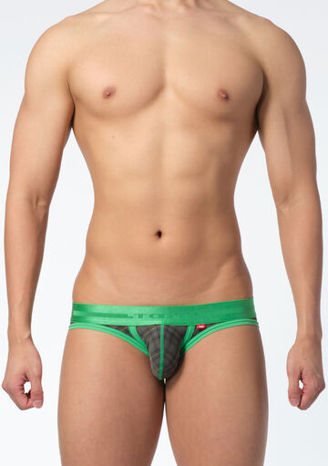 TOOT Tartan Check Bikini,cactus, small image number 1