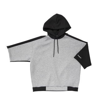 Two-tone Colored Hoodie,gray, small image number 0