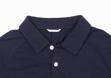 Chest Line Short-Sleeve Shirt,navy, small image number 5