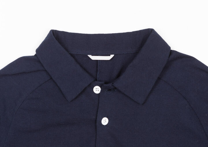 Chest Line Short-Sleeve Shirt,navy, medium image number 5