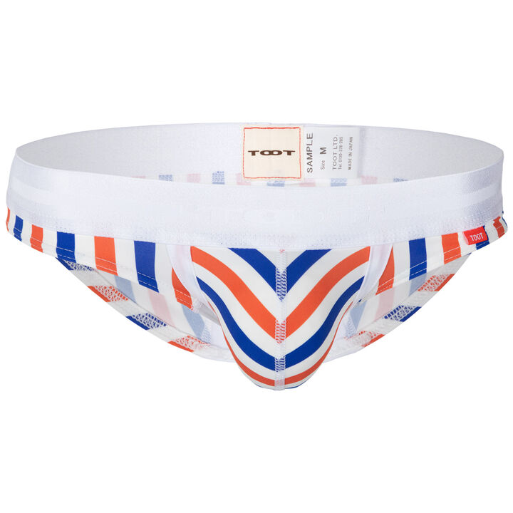 Stripe Cup Bikini,white, medium image number 0