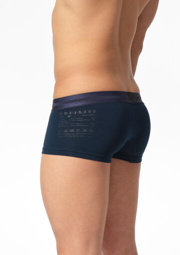 High-functionality Material Micro Boxer,navy, small image number 3