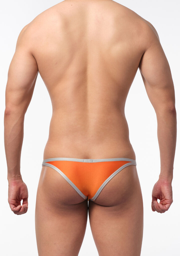 Silky Colored Bikini,orange, medium image number 2