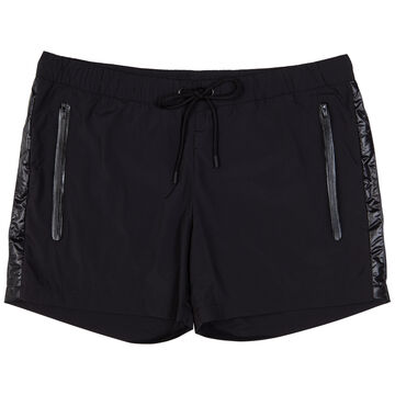 Stretch Taffeta Shorts,black, small image number 0
