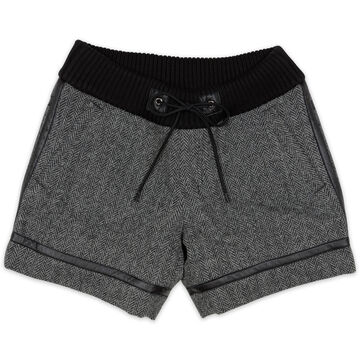 tweed short pants,black, small image number 0