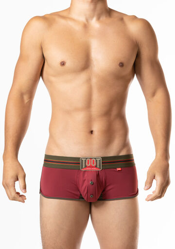 Smooth Fit Trunks,darkred, small image number 1