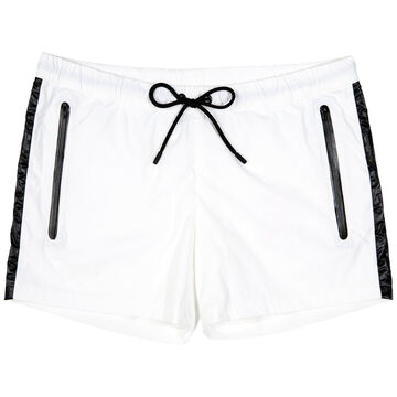 Stretch Taffeta Shorts,white, small image number 0