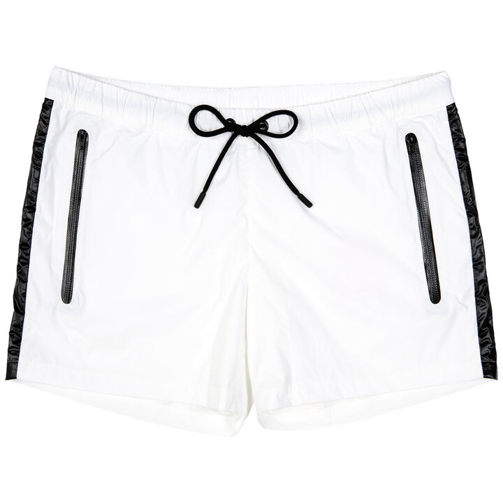 Stretch Taffeta Shorts,white, medium image number 0
