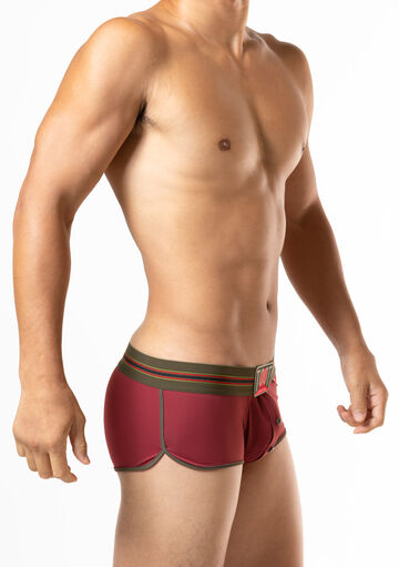 Smooth Fit Trunks,darkred, small image number 4