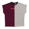 Marine Stripe Sleeveless T-shirt,red, swatch