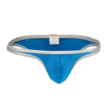 Silky Colored Bikini,blue, small image number 0