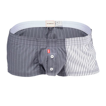 Dual Stripe Fit-trunks,black, small image number 0