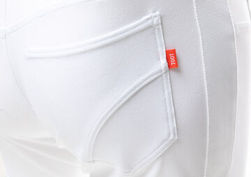 Denim-Like Swim Shorts,white, small image number 7