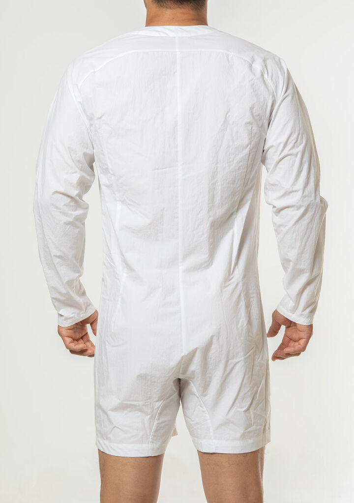Solid Union Suit,white, medium image number 3