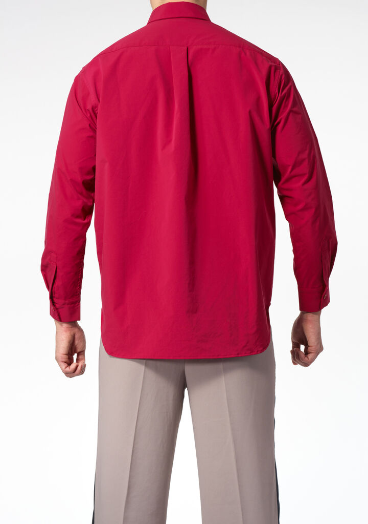 Solid-Man Shirt,レッド, medium image number 2