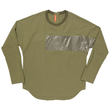 Solid Dolman Shirt,olive, small image number 0