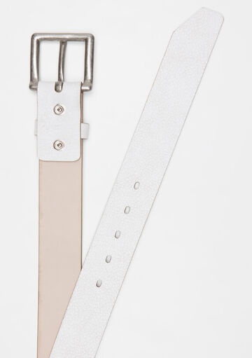 Men's Belt/White Cracking,white, small image number 3