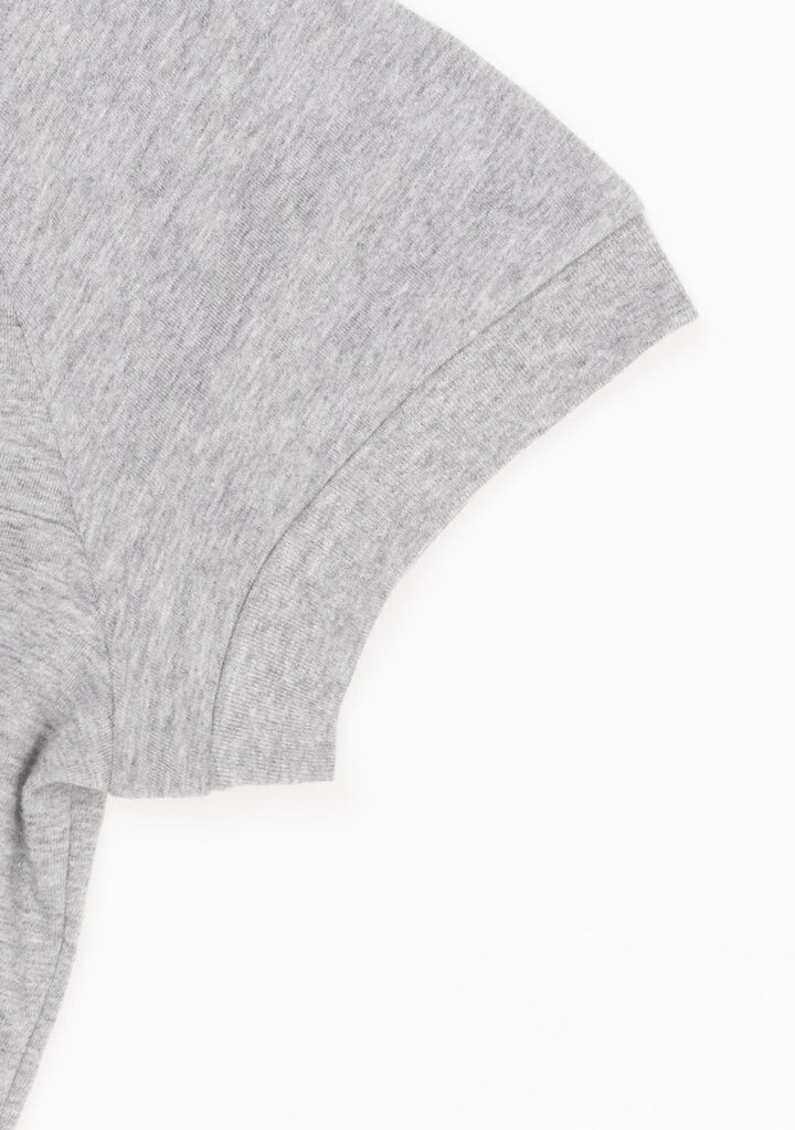 Chest Line Short-Sleeve Shirt,gray, medium image number 7