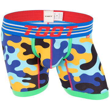 Vivid Camo Long Boxer,blue, small image number 0