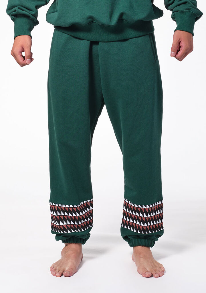 Tribal△ Jogger Pants,green, medium image number 1