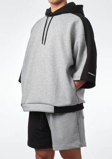 Two-tone Colored Hoodie,gray, small image number 1