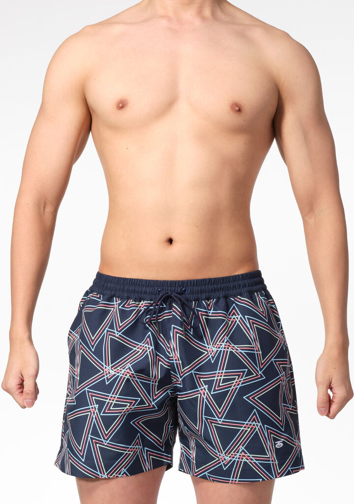 Triangle Line Surf Shorts,navy, medium image number 1