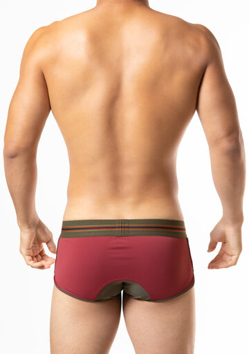 Smooth Fit Trunks,darkred, small image number 3
