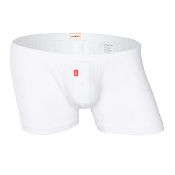 Cotton Long Boxer,white, small image number 0