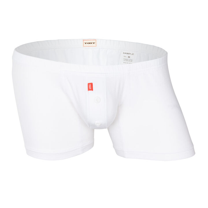 Cotton Long Boxer,white, medium image number 0