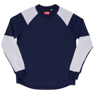 Layered Mesh Pullover,navy, small image number 0