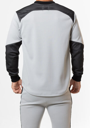 Layered Mesh Pullover,gray, small image number 3
