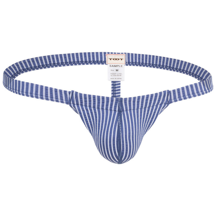 Seersucker Jersey Thong,saxe, medium image number 0