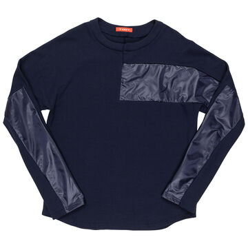 Solid Dolman Long Sleeve,navy, small image number 0