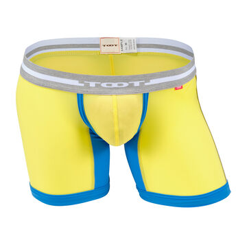 Side Band Long Boxer,lemon, small image number 0