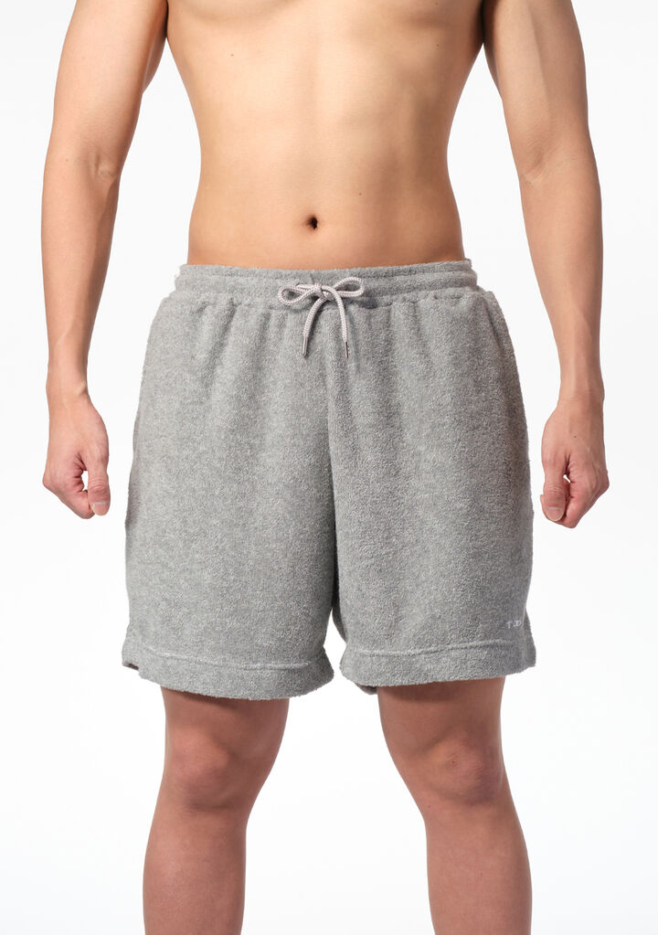 Relaxing Pile Shorts,グレー, medium image number 1