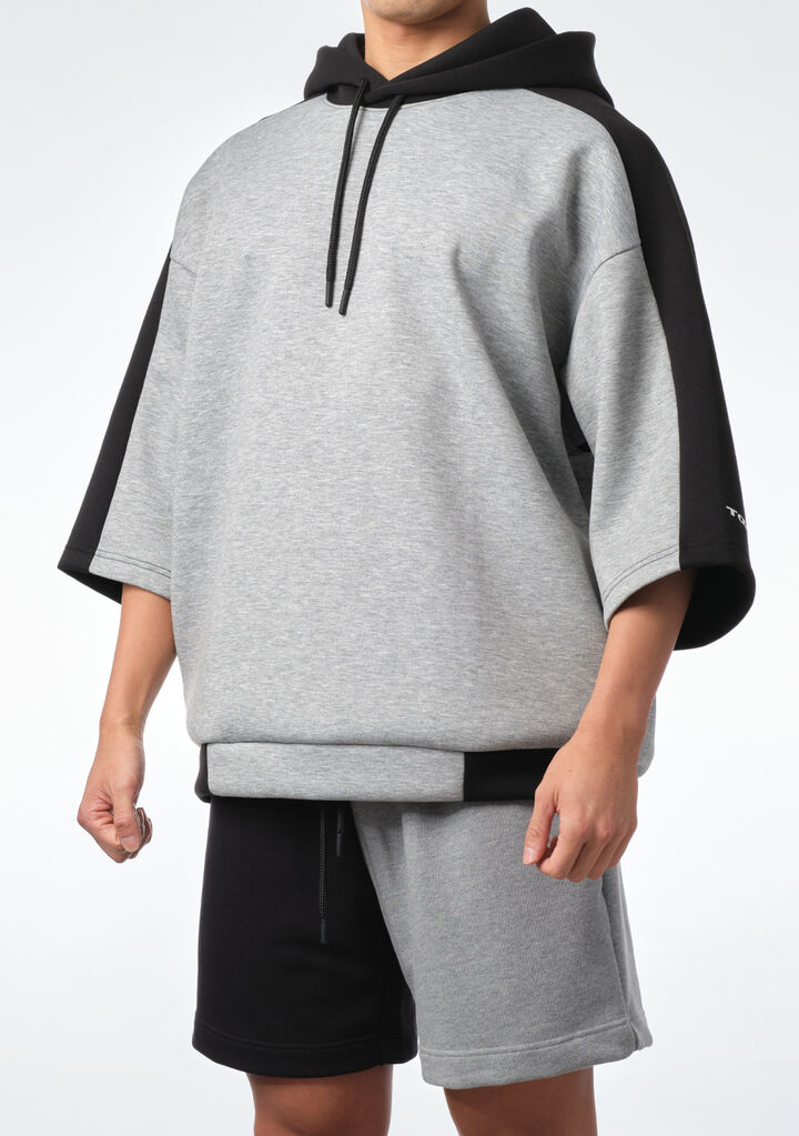Two-tone Colored Hoodie,gray, medium image number 2