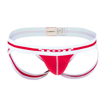 Color Cotton Jockstrap,red, small image number 0