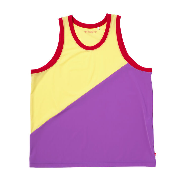 2/Tone Tank Top,lemon, medium image number 0