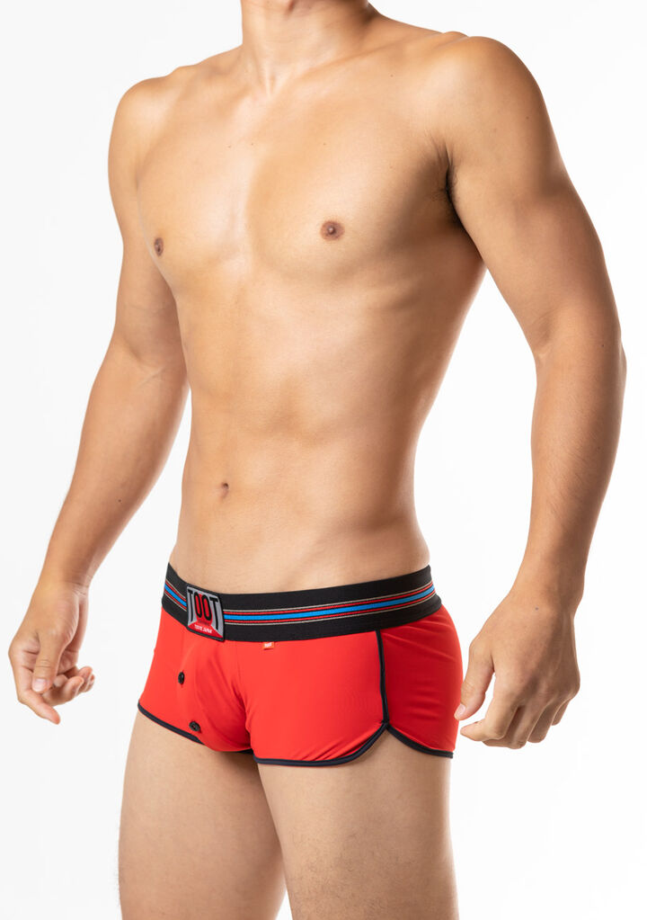 Smooth Fit Trunks,red, medium image number 2