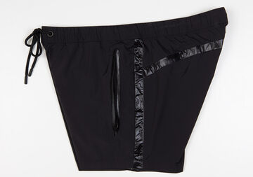 Stretch Taffeta Shorts,black, small image number 6