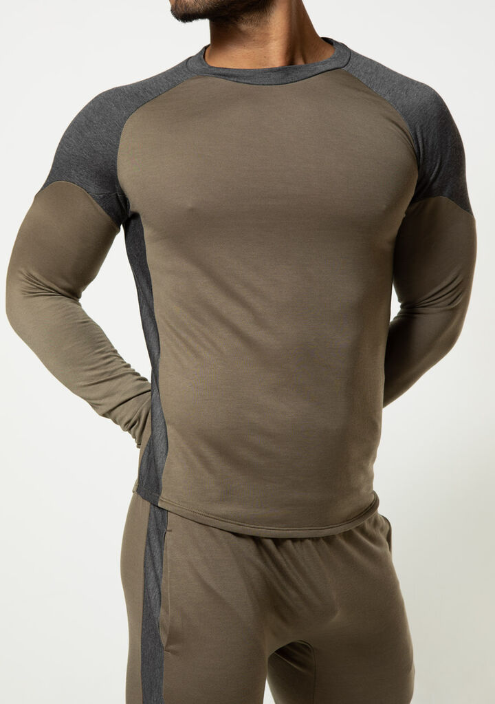 Body Composition Long Sleeves,olive, medium image number 4